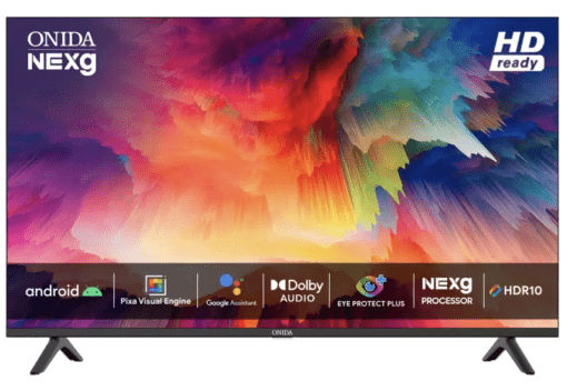 ONIDA 80.01 cm (32 inch) HD Ready LED Smart Android TV with Dolby Audio, HDR10  (32HIT)